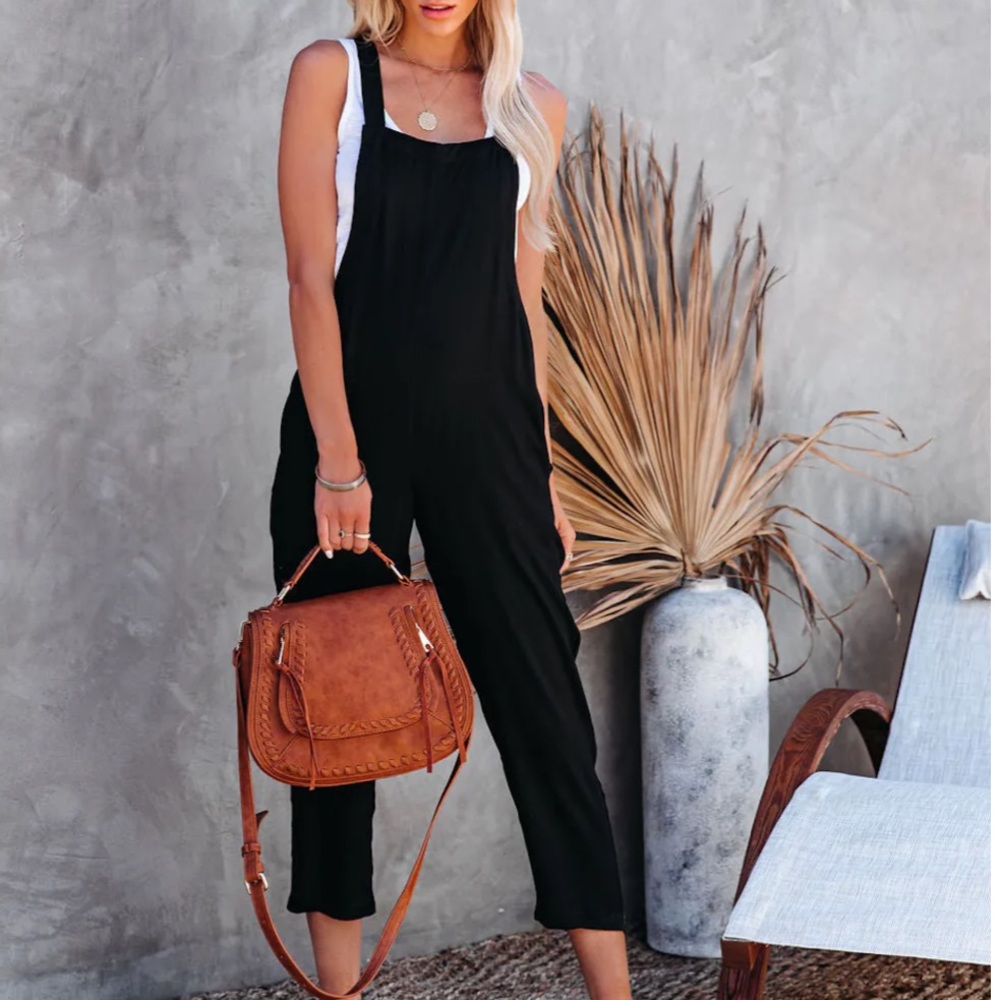 NEW Vici Candance Pocketed Jumpsuit